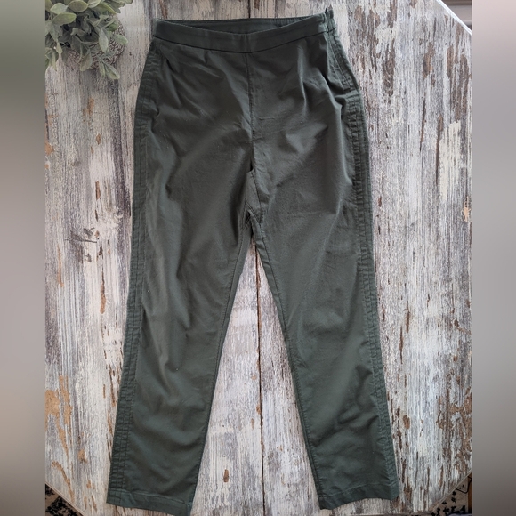 Kit And Ace Straight Leg Trouser Olive Women's 4 - Picture 2 of 9